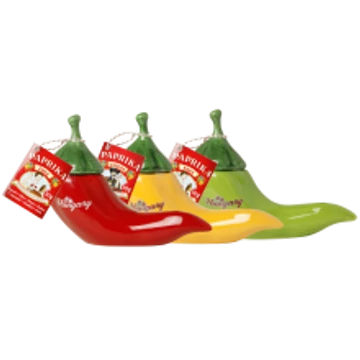 Mázas kerámia zöld + 1x50g csípős fűszerpaprika őrlemény