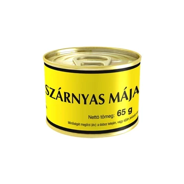 Szárnyas májaskrém 65 g tépőzáras