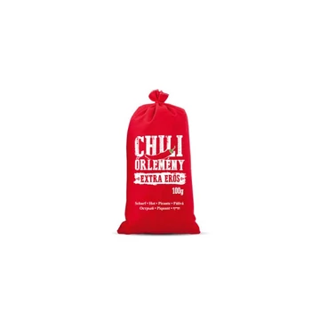 Chili őrlemény vászonzsákban 100g extra erős 