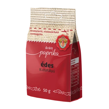 Szegedi II. osztály őrölt paprika édes 50 g