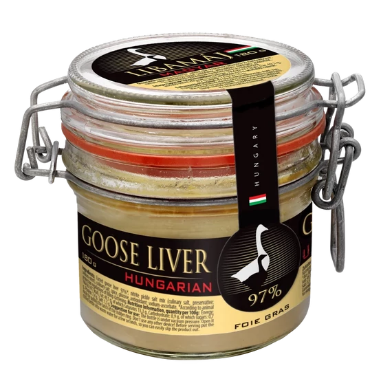 Magyar Libamáj 180 g csatos üvegben