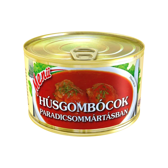 Húsgombócok paradicsomban 400g (Menü)