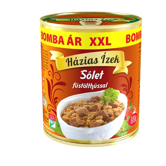 Sólet füstölthússal XXL 800 g