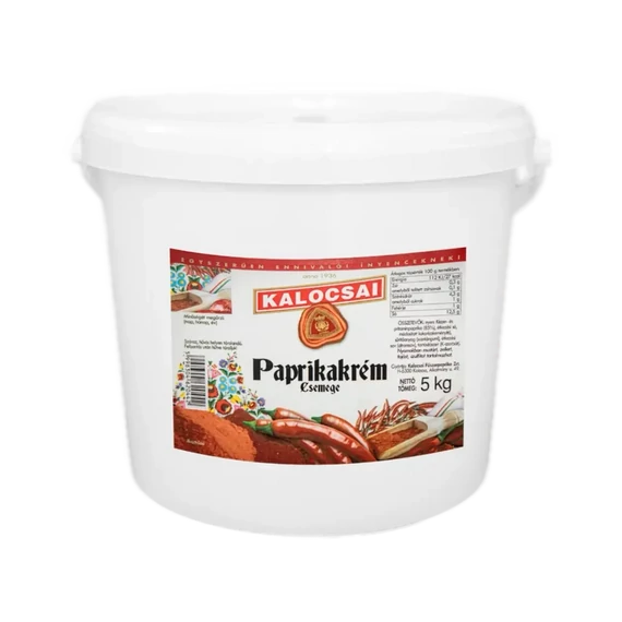 Kalocsai Csemege Paprikakrém 5000g.