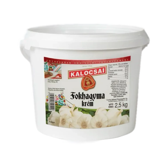 Kalocsai Fokhagymakrém 2500g.