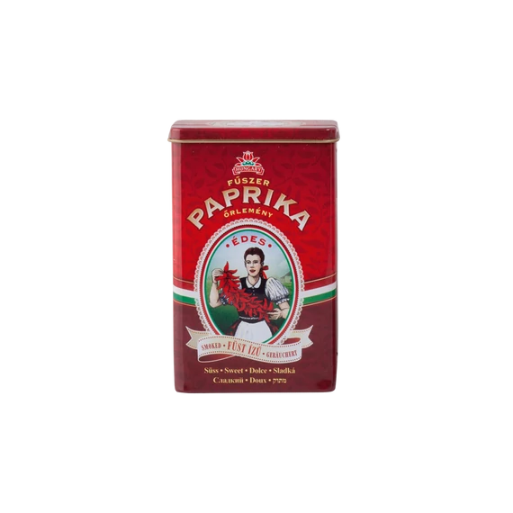 Füst ízű fűszerpaprika őrlemény 50g édes fém díszdobozban