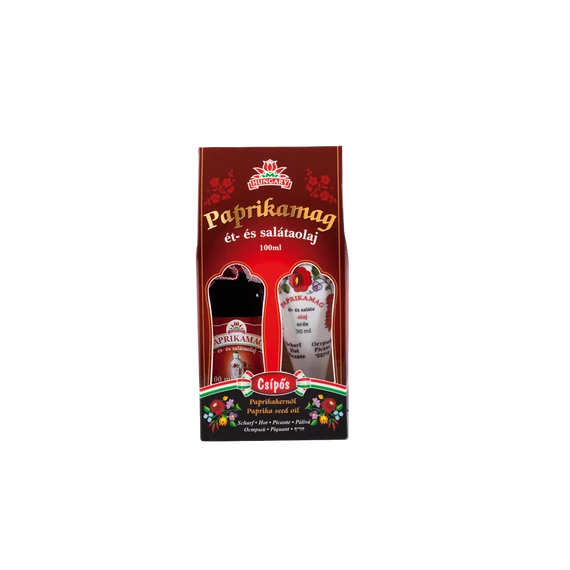 Paprikamag étolaj csípős 100 ml kalocsai mintás díszdobozban