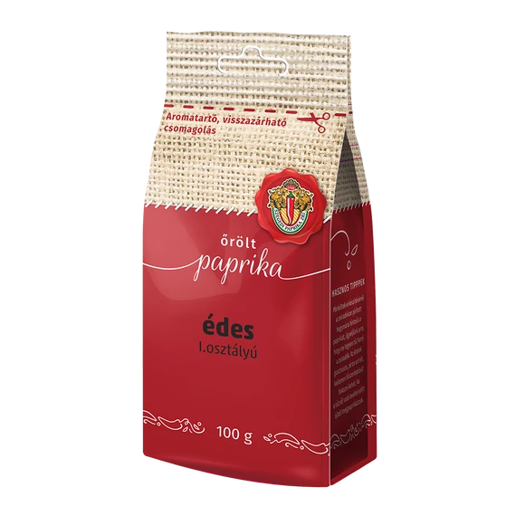 Szegedi I. osztály őrölt paprika édes 100 g