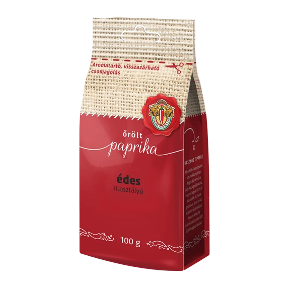 Szegedi II. osztály őrölt paprika édes 100 g