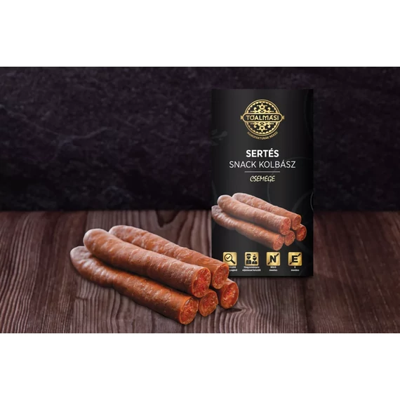 Tóalmási Csemege Sertés Snack Kolbász 150g/csomag